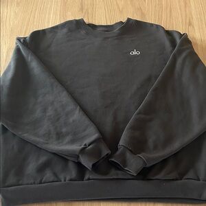 ALO Yoga Accolade Crewneck in Espresso